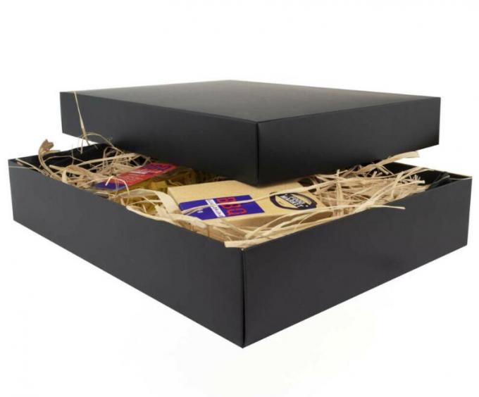 Eco Kraft Matt Finish Flat Pack Gift Box Easy Fold Self Assembly 1000gsm