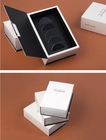 White Color Art Paper Book Cardboard Boxes With Magnetic EVA Inserter Gift Packaging