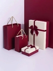 Handmade Glossy Lamination Paperboard Gift Boxes Lid And Bottom Shape