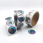Waterproof Round Vinyl Decorative Sticker Labels Roll For Product Logo