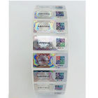 Customized Decorative Sticker Labels , Holographic Authenticity Stickers Anti Counterfeit