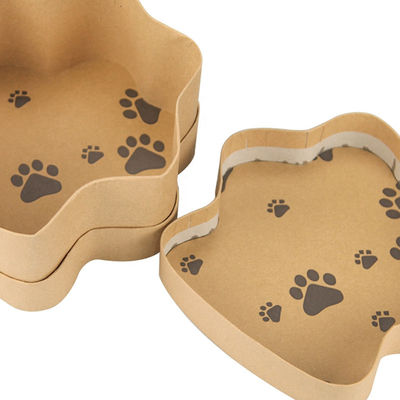 Cat Paw Shaped Magnetic Closure Box Bulk Pantone Color Paperboard