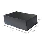 Collapsible 14'' Length Magnetic Closure Gift Box Art Paper For Perfume
