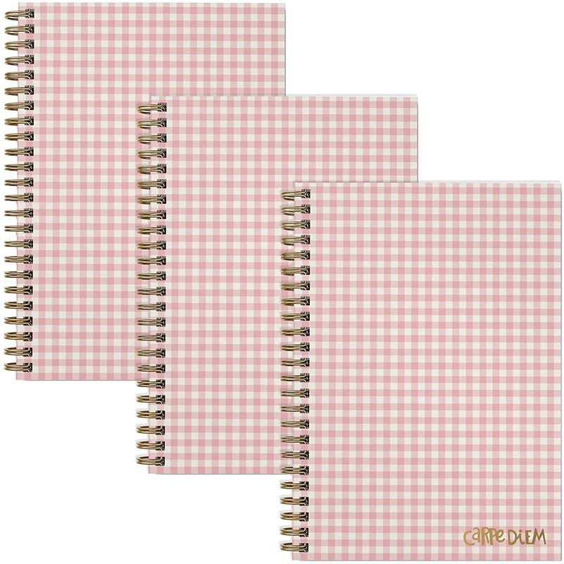 Pink A5 Spiral Bound Lined Notebook