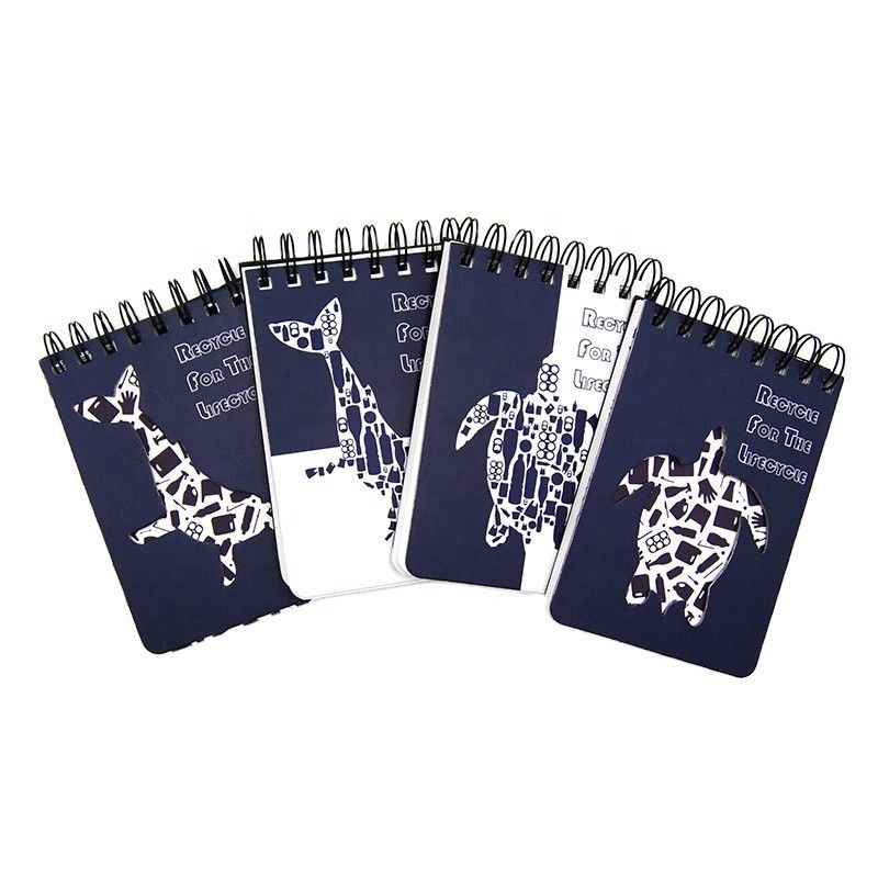 Pocket Size A6 Hardcover Lined Notebook 4 Color Printing For Planner